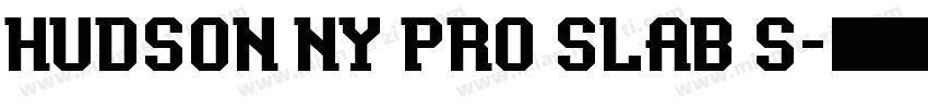 Hudson NY Pro Slab S字体转换